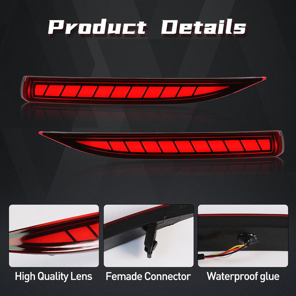 LED Rear Bumper Reflector Light For Toyota Corolla Altis 2019 2020 2025 2025 Warn Brake Dynamic Turn Signal Fog Lights Rear