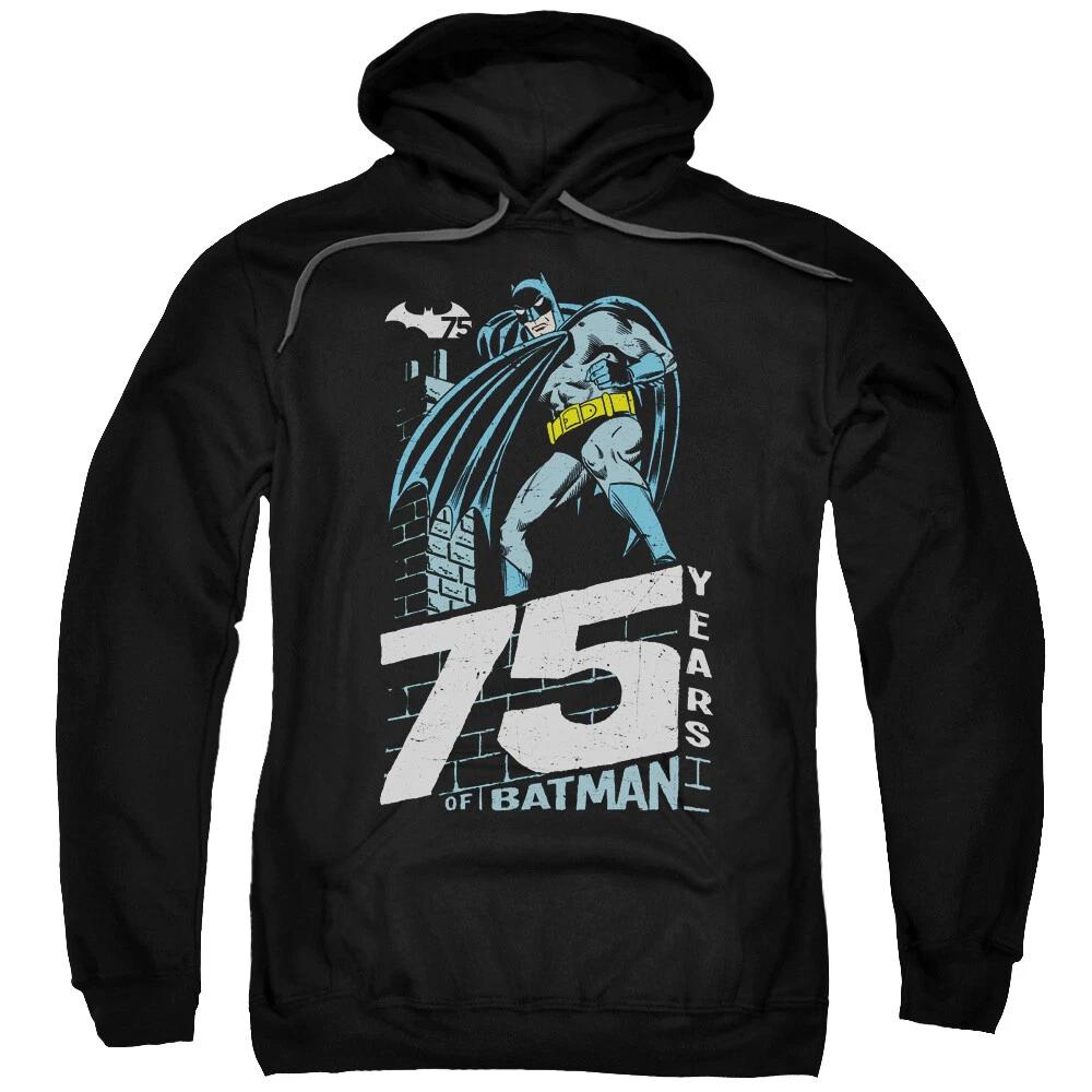 BATMAN ROOFTOP Licensed Adult Hooded Sweatshirt Hoodie