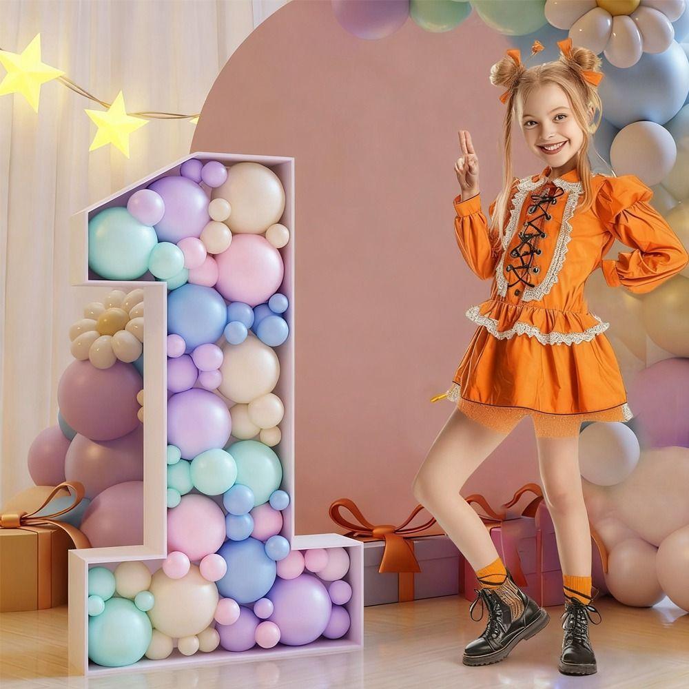 Numbers 0-9 3D Balloon Frame 91.5CM Marquee Balloon Frame KT Board Decoration  Graduation Party