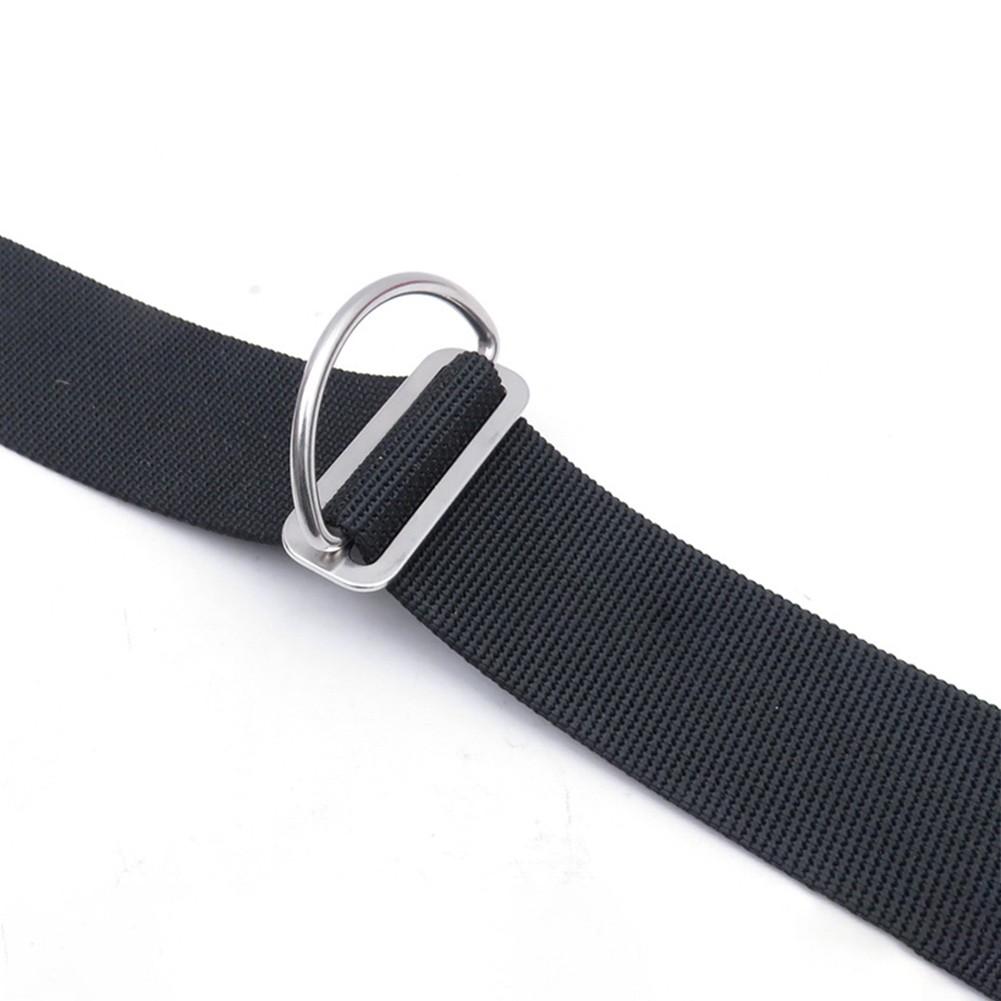 Кольцо-держатель ремня D-образное, легкое, серебристое, нержавеющая сталь