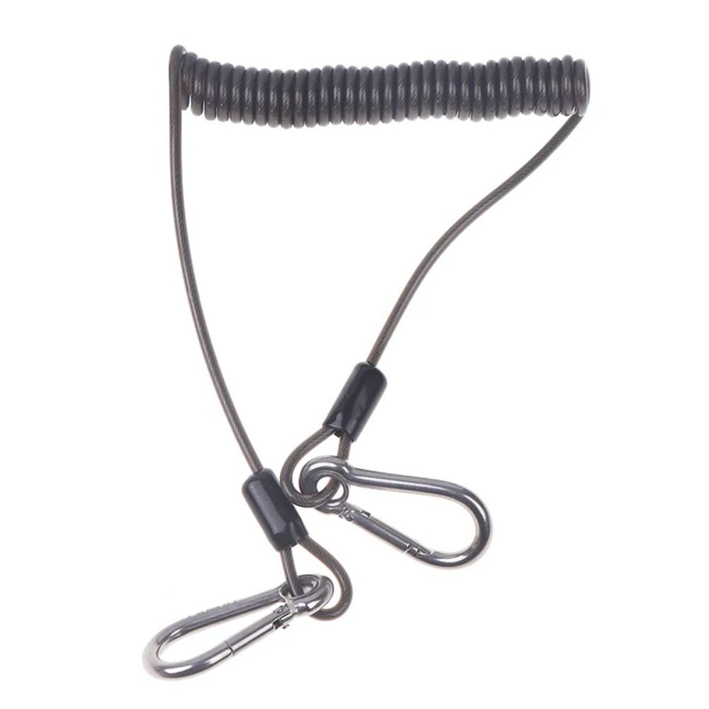 Lockable Fishing Missed Rope Elastic Coil Retention Fishing Rope Climbing Buckle Rope Fishing