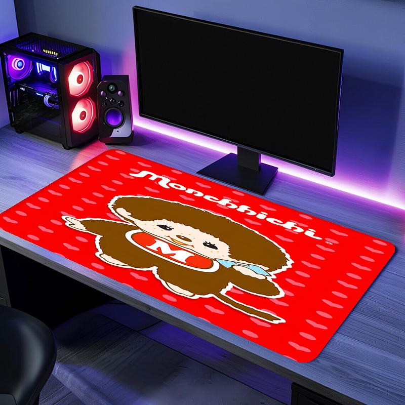 Monchhichi Mouse Pad - Non-Slip Rubber Base, Smooth Surface for Work,Gaming,Office,And Home Use, Desk Mouse Pad