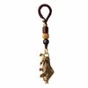 Accessories Lucky Rope Lanyard Pendants Bull Brass Key Rings Bag Keychain Car Key Chain Keyfob