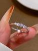 925 Sterling Silver Full Zircon Simplicity Fashion Gorgeous Ring For Women Engagement Wedding Luxury High Quality Fine Jewelry