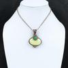 Подвеска из драгоценного камня серпентин, подвеска из медной проволоки, подвеска из зеленого халцедона, ювелирное изделие с проволочной обмоткой, подвеска ручной работы из меди, ювелирное изделие для подарка