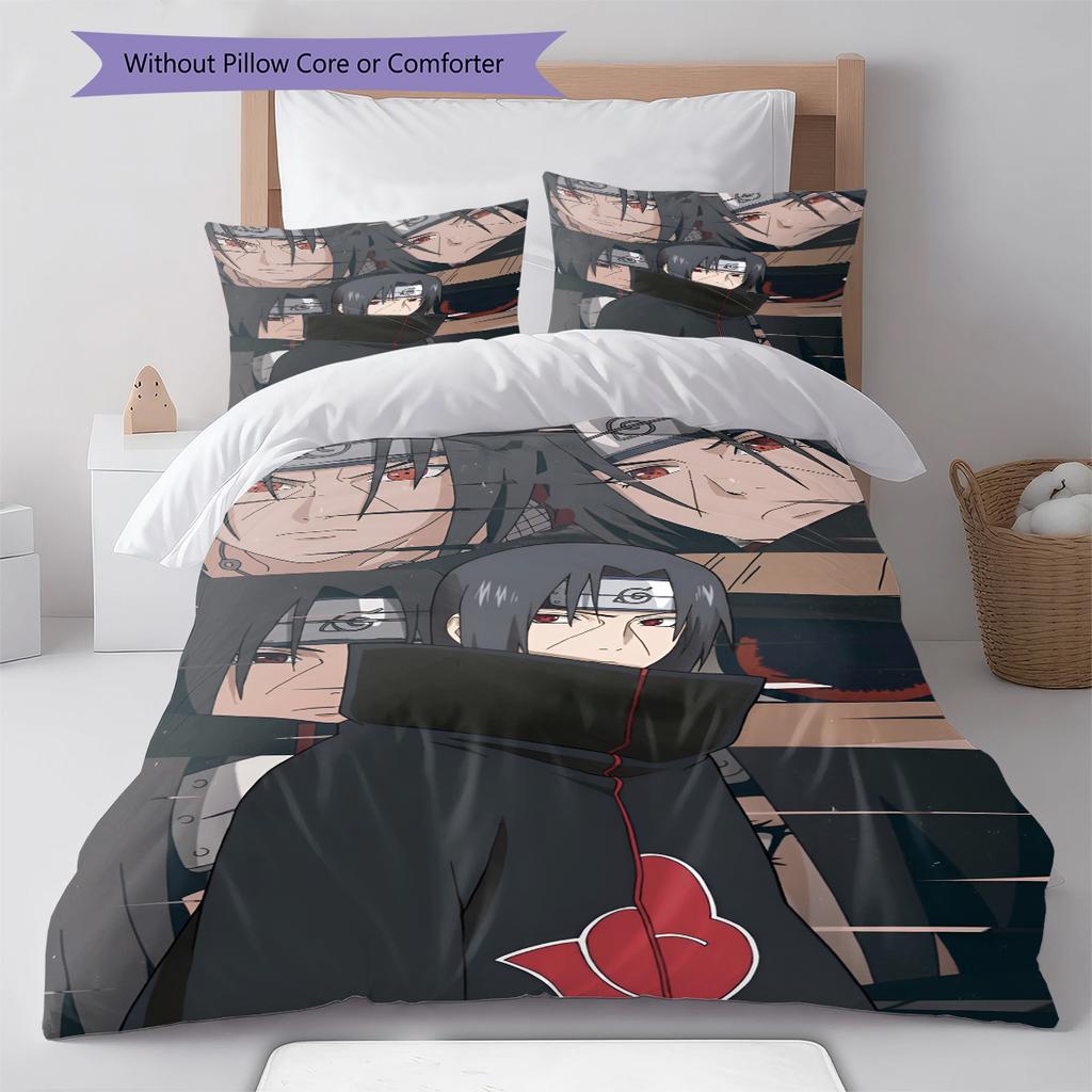 Мультяшный Узор Комплект Постельного Белья Одеяло Пододеяльник Наволочка Домашний Декор Подарок на День Рождения (1 пододеяльник + 2 наволочки, без наполнителя)