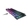 Компактная механическая RGB USB игровая клавиатура ROCCAT Vulcan TKL, модель с японской раскладкой JP, тихие линейные переключатели, без цифрового блока, немецкий дизайн (Красный эквивалент)