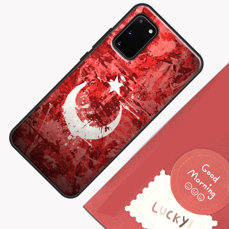 Республика Турция Реалистичный чехол для телефона с флагом для Samsung Galaxy S25 S26 Ultra S20 S21 S22 S23 S24 Plus S9 S10 S25 FE Защитный чехол