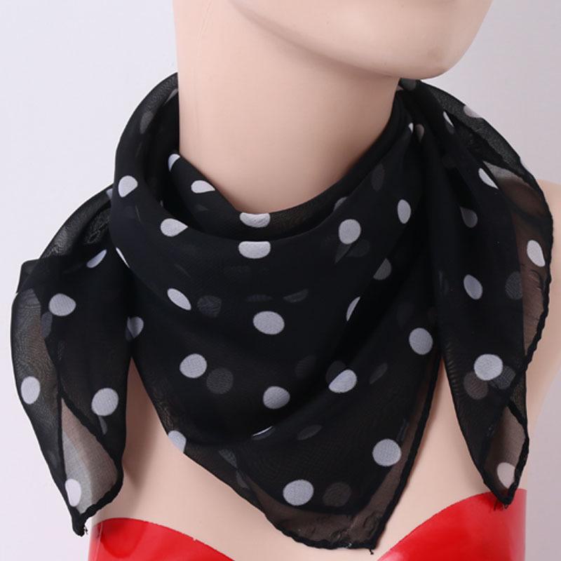 Multi-Season Chiffon Silk Scarf: Versatile 65cm Square for Sun and Neck Protection