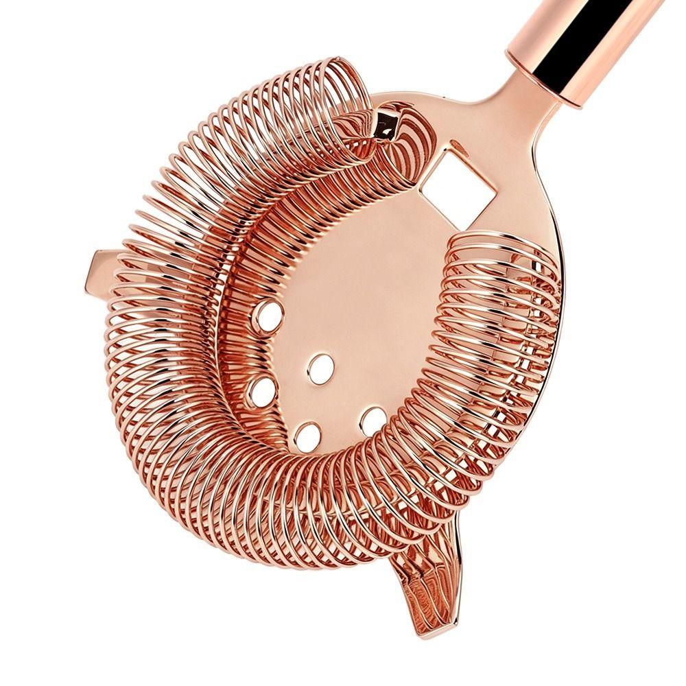 Stainless Steel Cocktail Strainer Rose Gold Filter Bar Tool Drink Strainer Bartenders