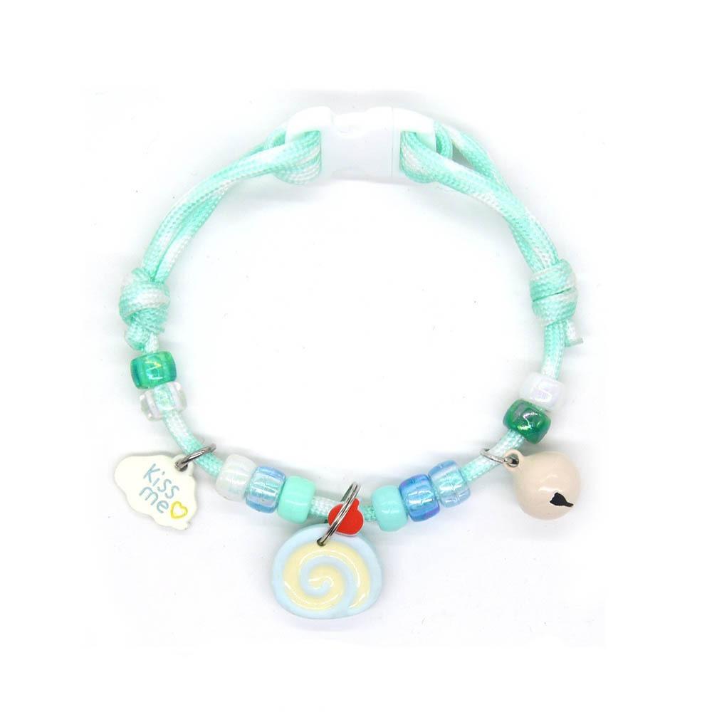 Colorful Pet Necklace with Bells Pet Neck Rings Cute Cat Puppy Collar Cat