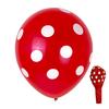 10pcs 12 Inch Clear Transparent Latex Polka Dots Balloons Wedding Birthday Balloons Decoration