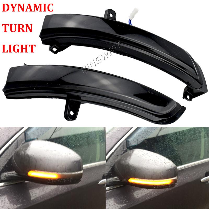 1Pair Side Mirror Indicator Blinker Sequential Light (Left+Right) For Nissan Teana J32 Maxima 2008-2013 Dynamic Turn Signal LED
