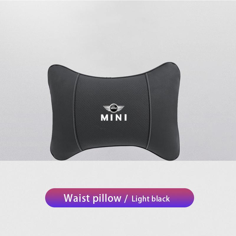 Car Headrest/Lumbar Support Car Neck Pillow Waist Cushion For MINI WORKS One Cooper JCW R60 R59 R58 R57 R56 R55 R53 R52 F55 F56