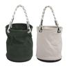 Canvas Bucket 40x30cm 30KG Load Bearing Plastic Bottom Nails Bolts Tool Organizer for Maintenance Wo