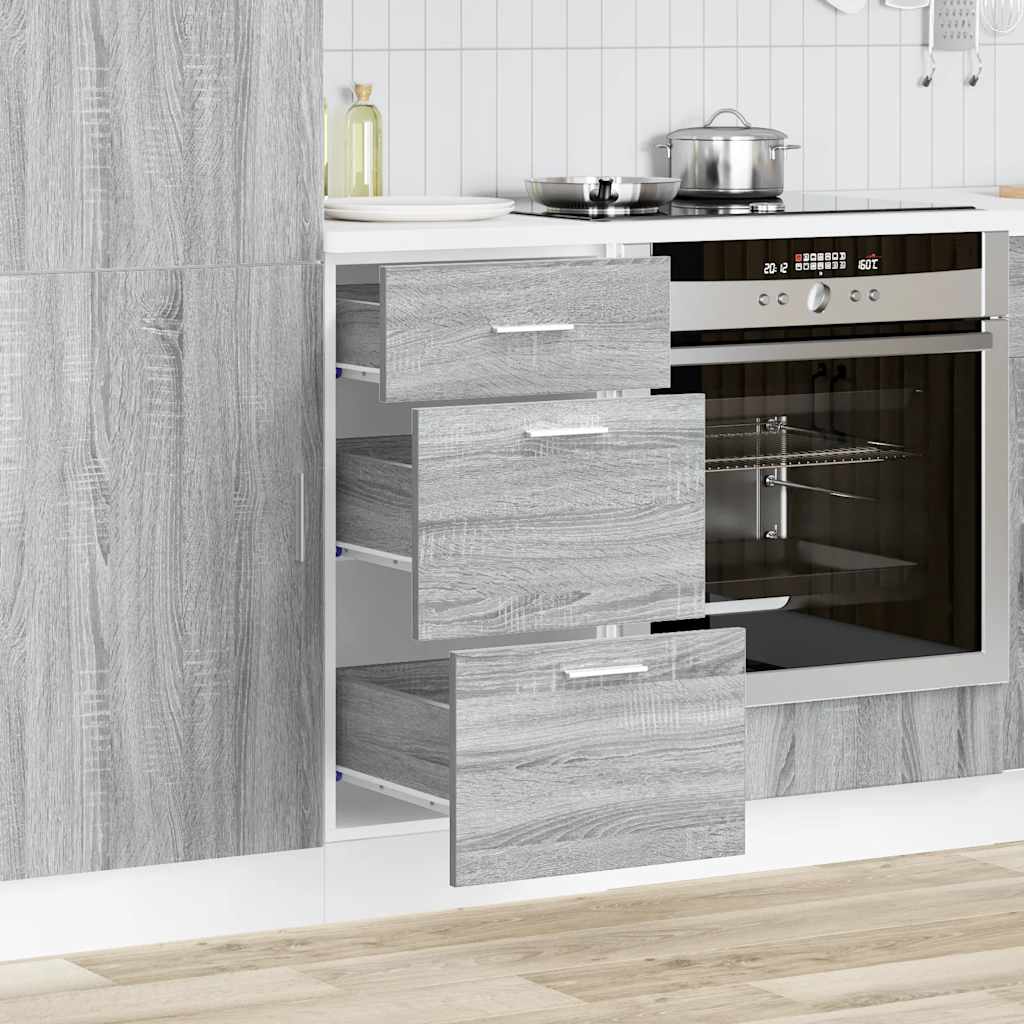 Under Cabinet Lyon Grey Sonoma 40 x 46 x 81.5 cm Particleboard