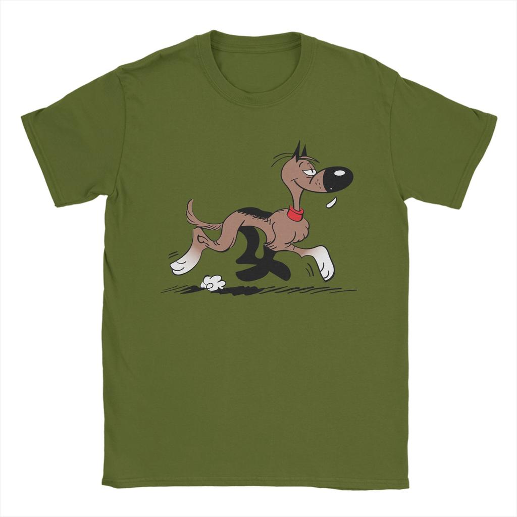 Мужская футболка Lucky Luke с Рантапланом Мультяшная 100% Хлопок Одежда Модная Футболка с Коротким Рукавом и Круглым Вырезом Футболки Большого Размера