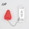 Door Safety Device Portable Lock for Home Travel Stop Additional Security Iron Privacy No Drilling Locker Hotel Apartment Dorm Heavy Duty