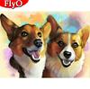 Алмазная мозаика вышивка крестиком животное 5D DIY Алмазная картина собака мозаика распродажа украшение дома настенное искусство