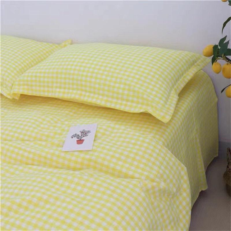 Простыни из стираного хлопка, мягкие простыни Four Seasons для постельного белья размера King Queen, чехлы для матрасов для гостиничных номеров