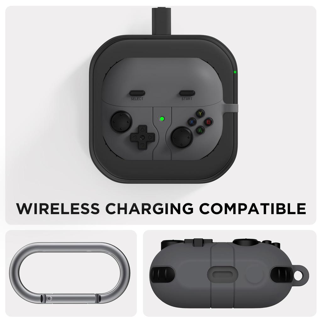 Для новых Galaxy Buds3 FE (2025) Ударопрочный чехол-накладка для Galaxy Buds 3 FE Защитный жесткий чехол-оболочка с брелоком и чистящим набором