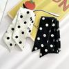 Black Polka Dot Silk Scarf, New Versatile Light Luxury High-end Neck Tie, Shirt Tie Scarf Tie Bag Ribbon Headband