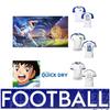 Футболка Captain Tsubasa Atom Hutton Football, футболка с изображением японского косплея, мультяшная анимация, дышащая, быстросохнущая, винтажная, с коротким рукавом, униформа