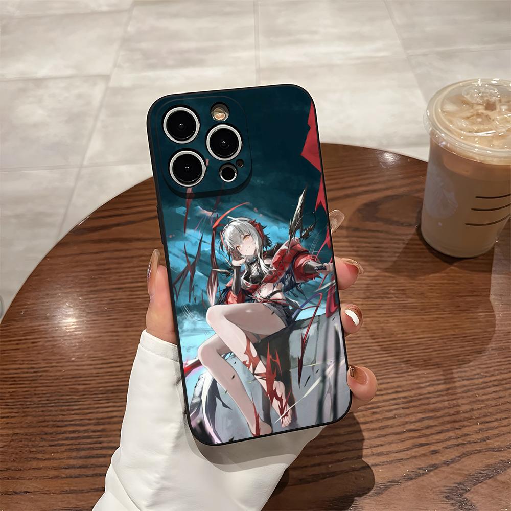 Чехол для телефона 17 Pro Max Iphone 14 Pro Max 12 16 15 13 Pro 11 Xr X Xs 8 7 Plus Задняя крышка Arknights Горячая распродажа