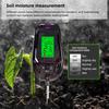 5 In 1 Soil pH Meter Tester Digital TemperatureHumiditySunlightMoisture Garden Soil Acidity