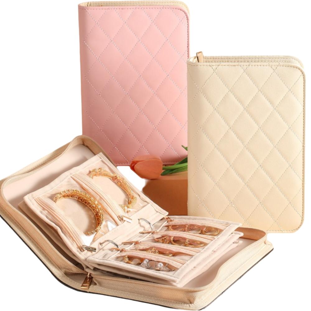 Detachable Pages Jewelry Storage Book Large Capacity Jewelry Organizer Bag Small Jewelry Storage