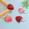 100pcs 30*43mm Resin Mini Strawberry Flatback Cabochon Scrapbooking Craft DIY Phone Decoration Hair Bows Center Accessories