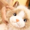 Voiced Realistic Cat Doll Soft Simulated Kitten Model Cute Simulation Cat Plush Toys  Kids
