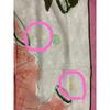 Used CHANEL Large Stole Icon Pattern Pink Unused with Defects