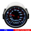 -1~2 Bar -30~35 PSI Turbo Boost Meter with Sensor Smoke Lens 2''52MM Turbo Boost Gauge Auto Carfor Gasoline Racing Car 12V