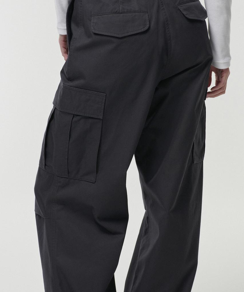 MUSINSA STANDARD WOMAN Women'S Wide Cargo Pants [Dark Gray]