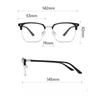 Photochromic Anti Radiation Glasses for Men and Women Simple Square Anti-blue Transition Eyeglasses Outdoor Shade Sunglasses