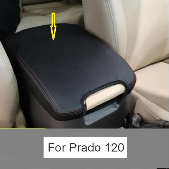 Microfibre Leather Center Armrest Case Cover For Toyota Land Cruiser Prado 120 2004 2005 2006 2007 2008 2009 Armrest box Cover