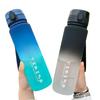 1 Liter/500ml/650ml Water Bottle Motivational Sports Bottle Leak Proof Plastic Drinking Cup Outdoor Travel Gym Fitness Jugs Boba