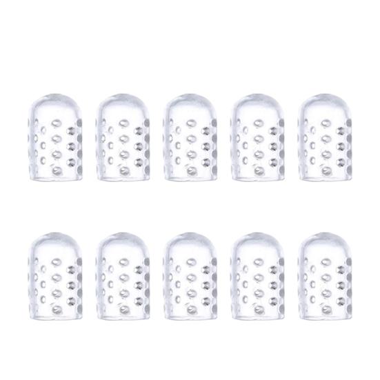 10/30/50Pcs Silicone Toe Protector Set Breathable Gel Toe Covers for Corns Blisters Ingrown Toenails Pain Relief Little Toe Sleeves Caps Guards