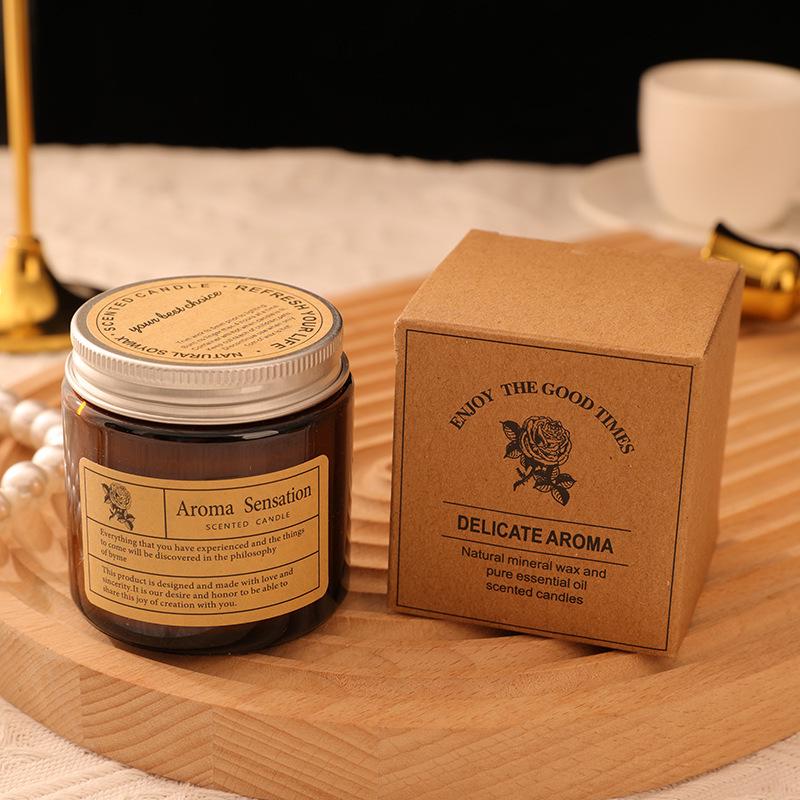 Стакан-свеча для ароматизации от Инфлюенсера - Ручная работа, Без дыма, с эфирными маслами и растительным воском