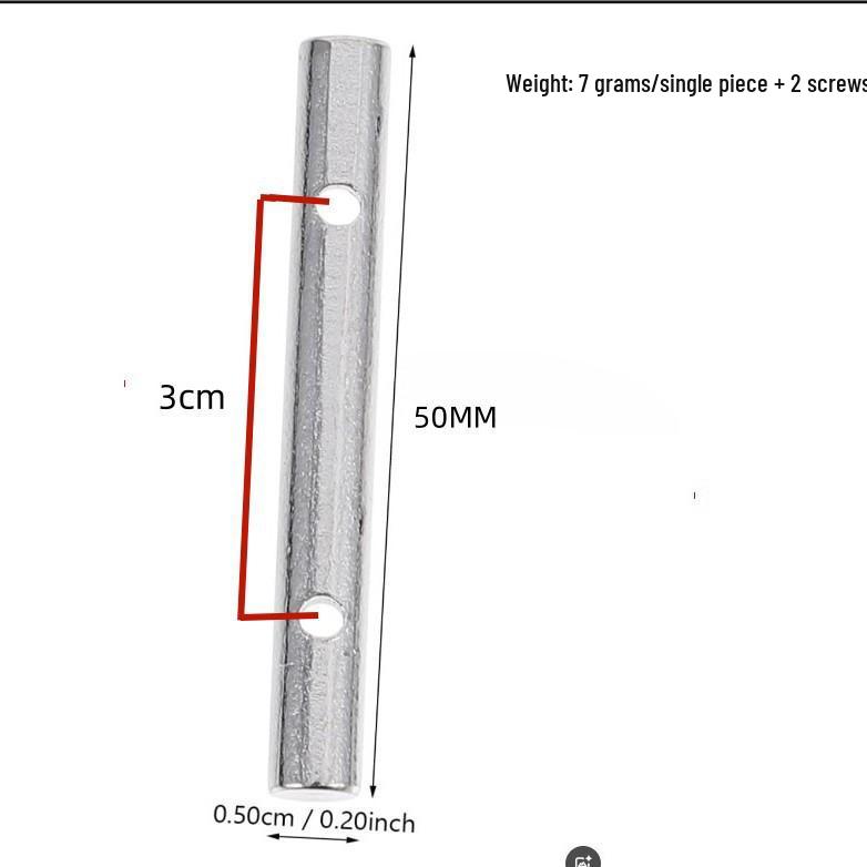 Electric Guitar Headstock String Tree Bar - 50MM (Black, Gold, Chrome)