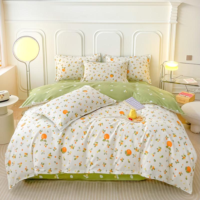 Пододеяльник с изображением розовой свиньи, комплект постельного белья из 4 предметов с изображением милых сельскохозяйственных животных, симпатичные мультяшные свиньи, двустороннее покрывало из микрофибры