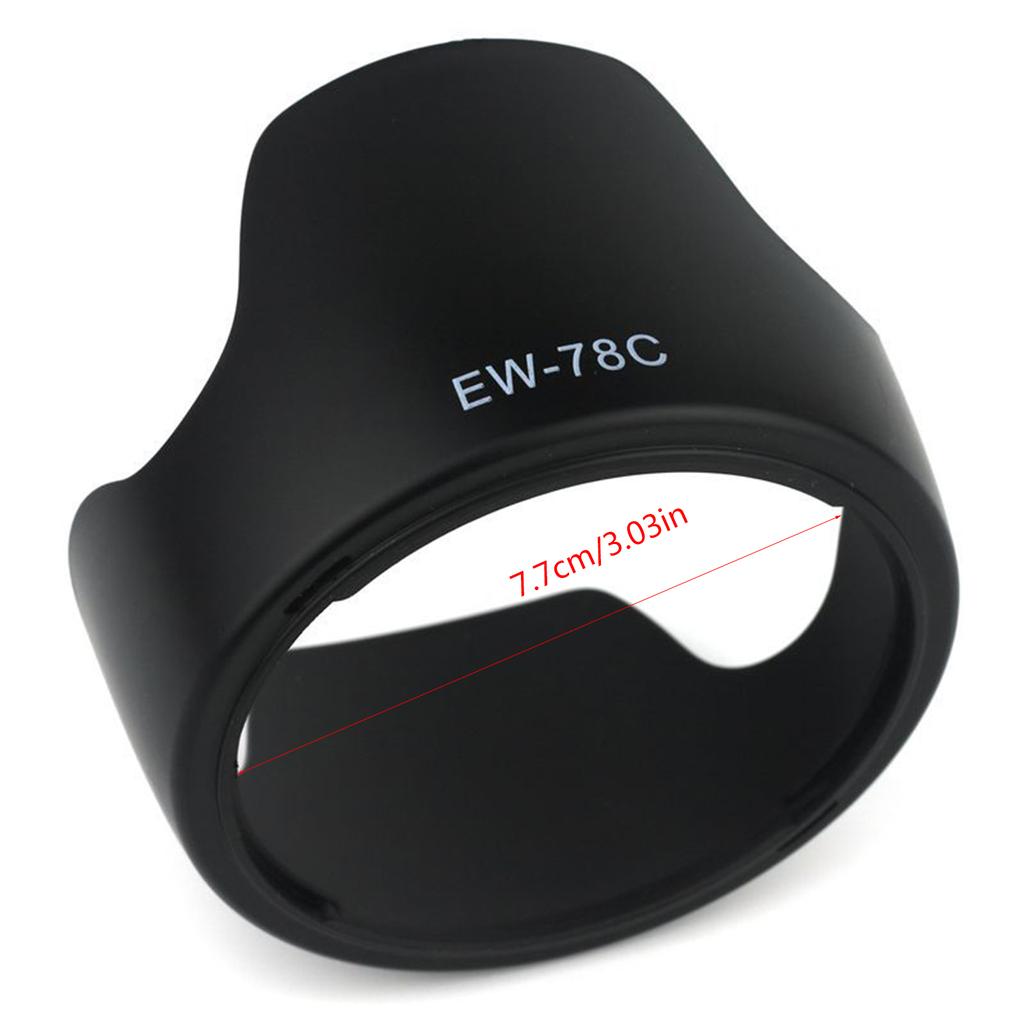 EW-78C Reversible Lens Hood for Canon EF 35mm f/1.4L USM VR Lens SLR Digital Tulip Flower Lens Hood