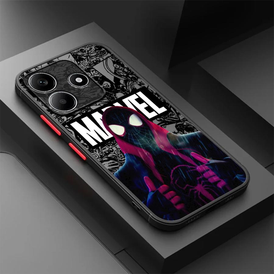 Чехол для Xiaomi Redmi Note 14 A4 13C 14C 10 13 Pro Plus 9S 12 11 Funda Чехол для телефона Человек-паук Герои Возвращаются