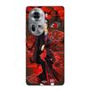 Case for Oppo Reno 11 5g Demon Slayer Kimetsu No Yaiba Itachi Uchiha Red Front Maniacase