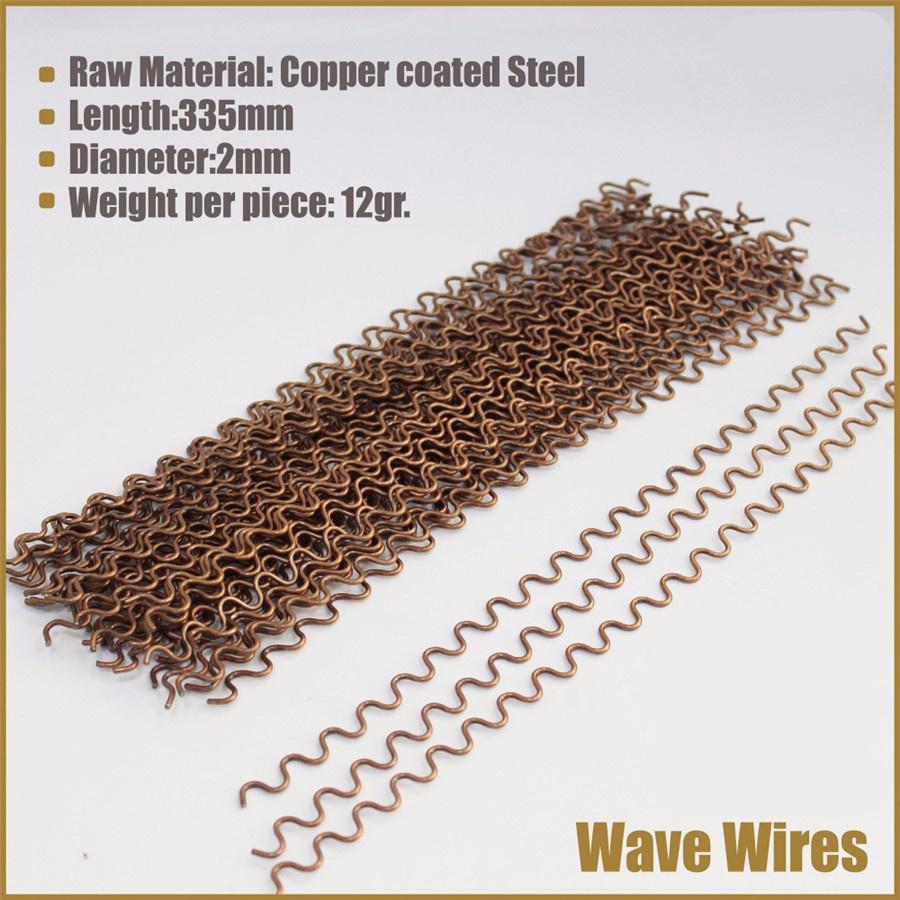 New 25Pcs Wiggle Wire Wave 2Mm Dent Repair Fix Spot Welding Thick Body Work Puller