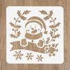 Christmas Painting Stencils Embossing Paper Card Scrapbooking Stamp Album Decoration New Year DIY Wall Window Decor Kids Gifts