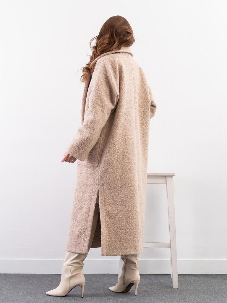Bouclé Coat with Patch Pockets ISSA PLUS