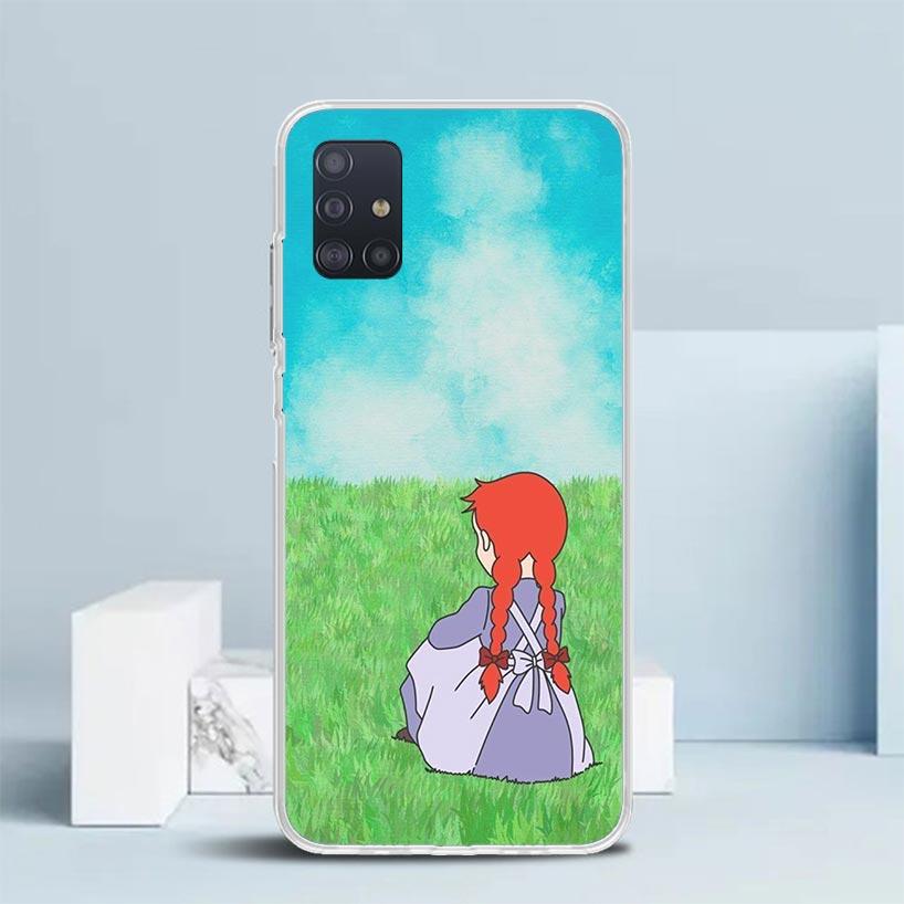 A-Энн из Зеленых Крыш Шерли Мягкий Чехол для Телефона Samsung Galaxy A12 A22 A32 A52 A72 A02S Note 20 Ultra 10 S10 Plus A51 A