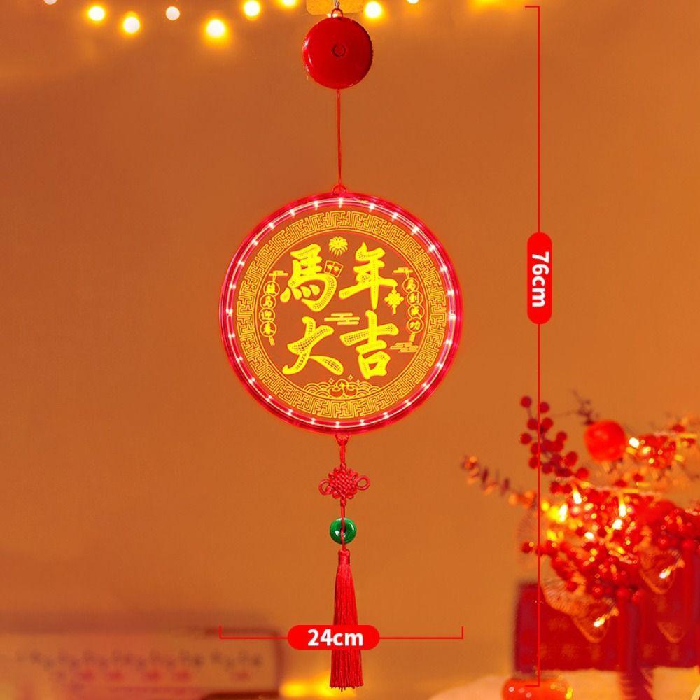 Acrylic New Year Lantern Red Hanging Lights New Red Hanging Lanterns Chinese New Year